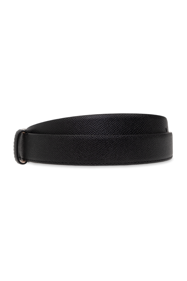 Black Leather belt Maison Margiela - SchaferandweinerShops